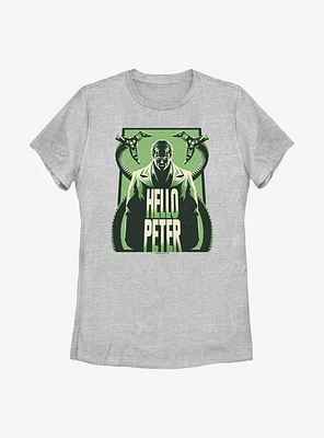 Marvel Spider-Man Hello Peter Womens T-Shirt