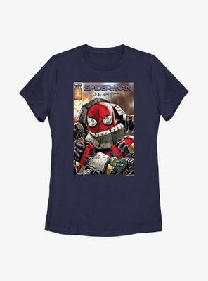 Marvel Spider-Man Hello Peter Comic Cover Womens T-Shirt