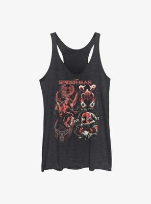 Marvel Spider-Man Double Booking Womens Tank Top