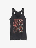 Marvel Spider-Man Double Booking Womens Tank Top