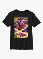 Marvel Spider-Man Battle Comic Cover Youth T-Shirt