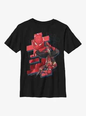 Marvel Spider-Man Hanging Time Youth T-Shirt