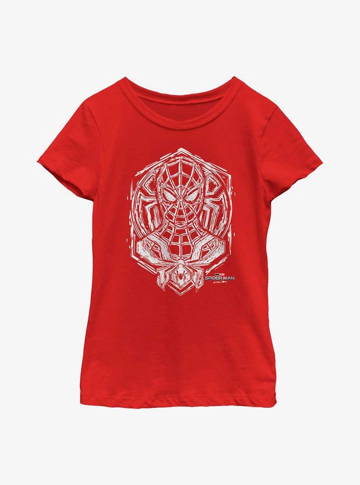 Marvel Spider-Man Spider Sketch Youth T-Shirt