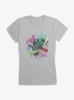 DC Comics Batman Crusader Collage Girl's T-Shirt