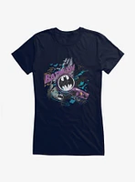 DC Comics Batman Logo Collage Girl's T-Shirt