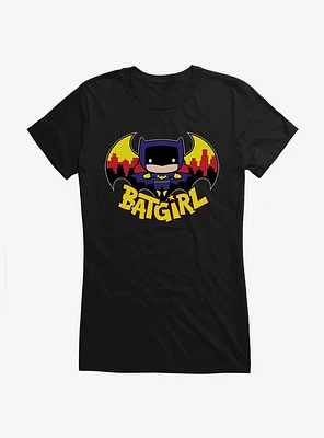DC Comics Batman Batgirl Over Gotham Girls T-Shirt