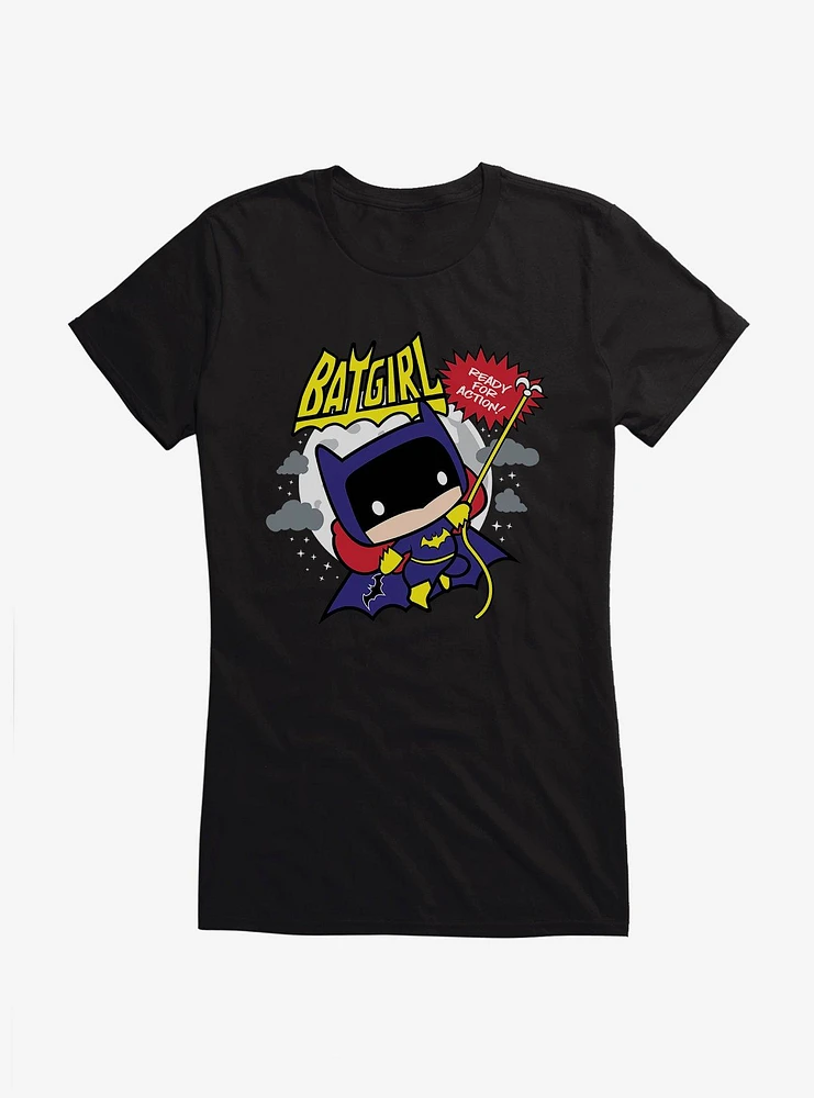 DC Comics Batman Batgirl Swing Into Action Girls T-Shirt