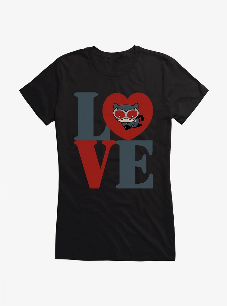 DC Comics Batman Catwoman Love Girls T-Shirt