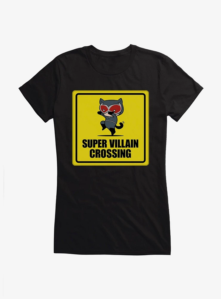 DC Comics Batman Super Villain Crossing Girls T-Shirt