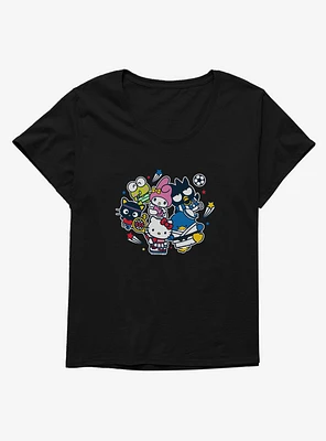 Hello Kitty Sporty Friends Girls T-Shirt Plus