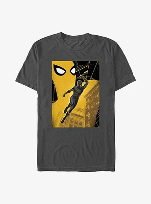 Marvel's Spider-Man Black Suit Grunge Graphic T-Shirt