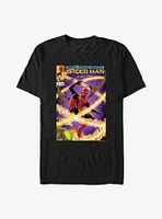 Marvel's Spider-Man Spidey Battle Comic Cover T-Shirt