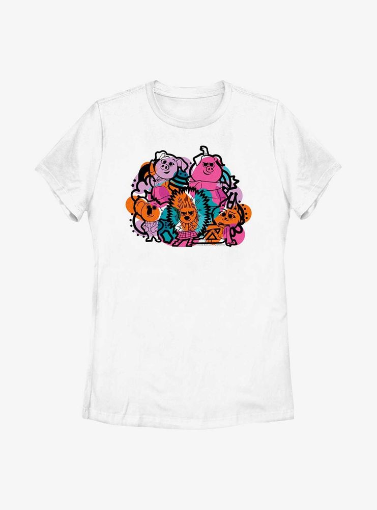 Sing Doodle Group Womens T-Shirt