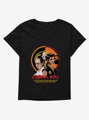 Cobra Kai Play By The Rules Womens T-Shirt Plus