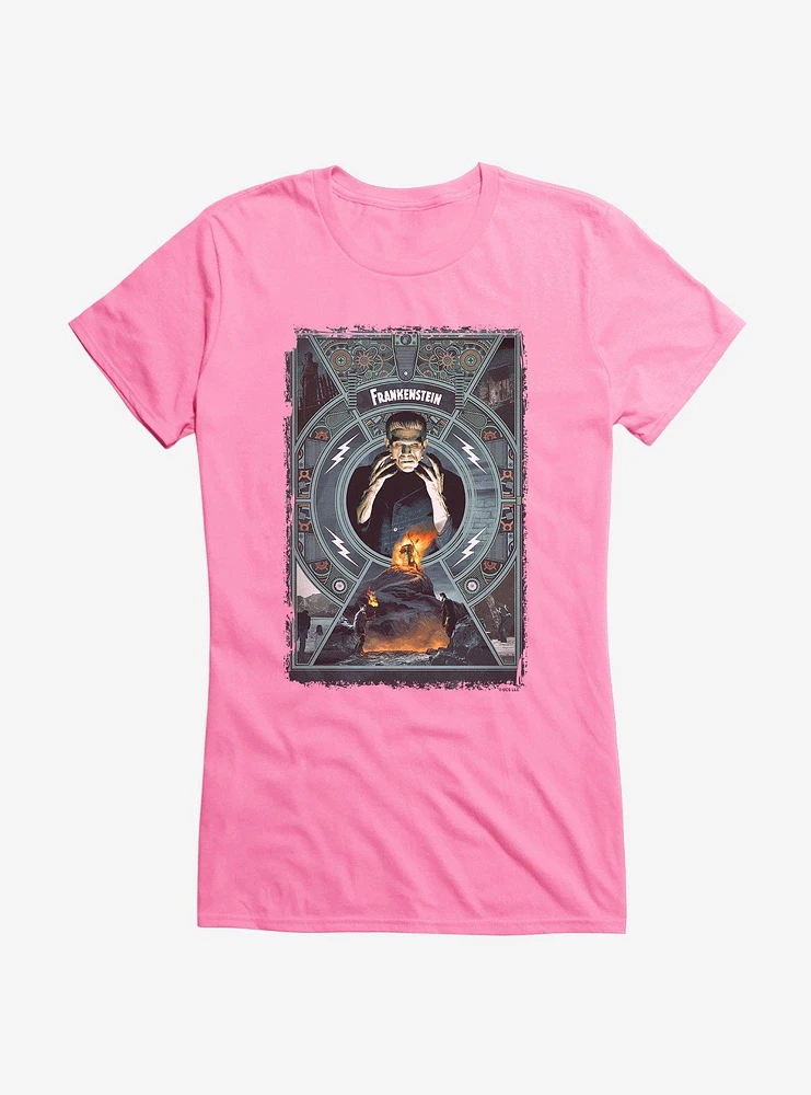 Frankenstein Poster Girls T-Shirt