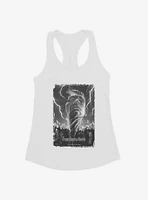 Frankenstein Black & White Lightning Girls Tank