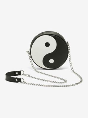 Yin-Yang Circular Crossbody Bag