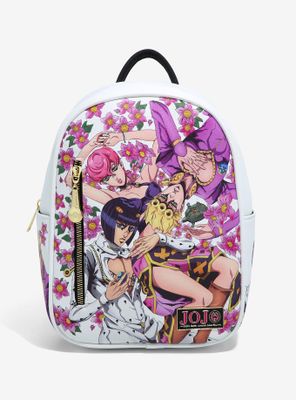 JoJo's Bizarre Adventure Giorno Giovanna Group Floral Mini Backpack