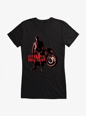 DC Comics The Batman On Wheels Girls T-Shirt