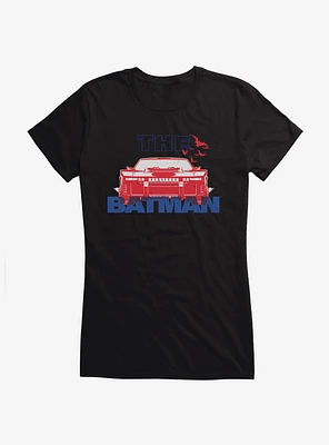 DC Comics Batman Batmobile Logo Girls T-Shirt
