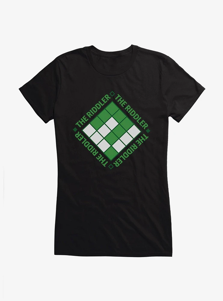 DC Comics Batman Riddler Cube Girls T-Shirt