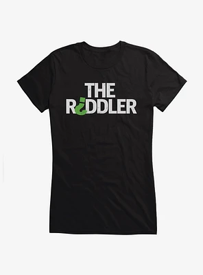 DC Comics Batman Riddler Logo Girls T-Shirt