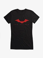 DC Comics Batman Solid Bat Logo Girls T-Shirt