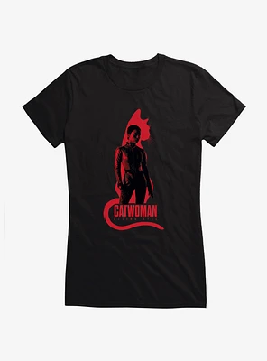 DC Comics The Batman Cat Woman Girl's T-Shirt