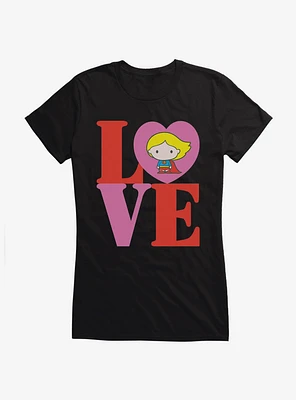 Supergirl Chibi Love Girl's T-Shirt