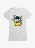 Superman Super Smash Chibi Girl's T-Shirt