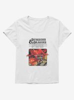 Dungeons & Dragons Vintage Dragon and the Knight Womens T-Shirt Plus