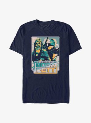 Star Wars The Book Of Boba Fett Characters Stance T-Shirt