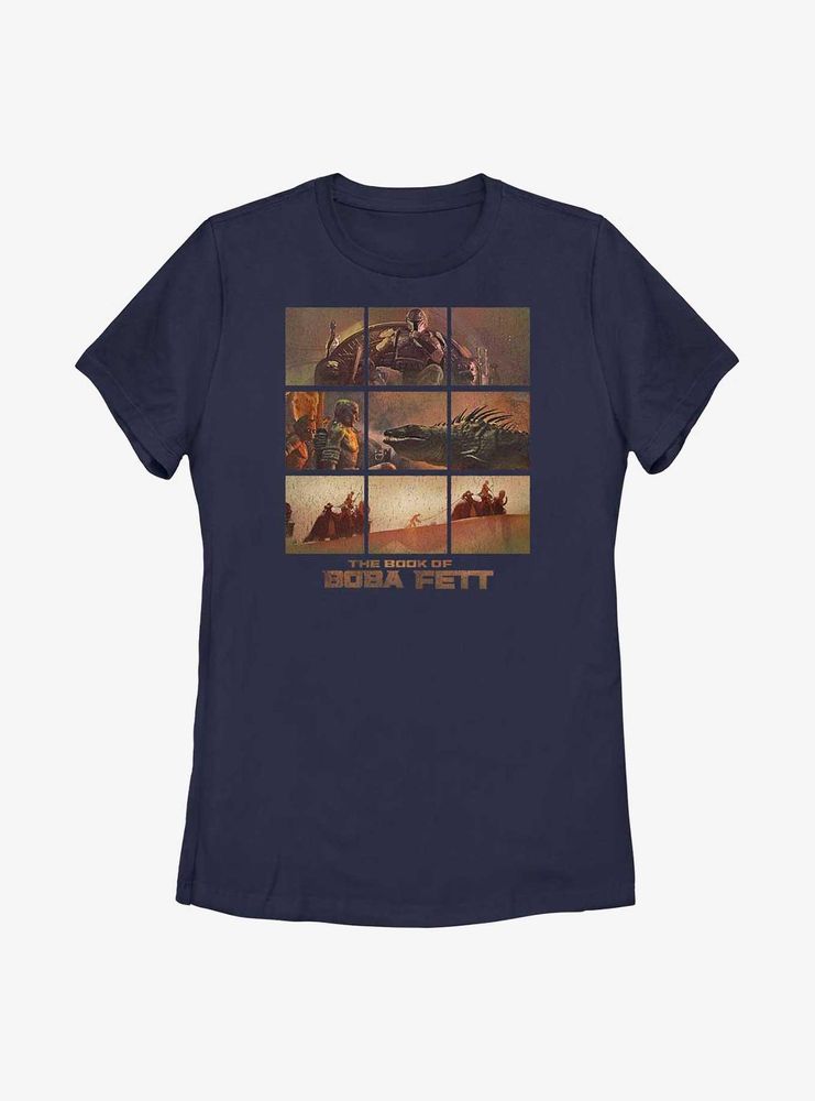 Star Wars The Book Of Boba Fett Desert Palace Womens T-Shirt