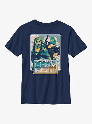 Star Wars The Book Of Boba Fett Characters Stance Youth T-Shirt