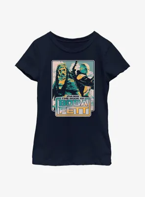 Star Wars The Book Of Boba Fett Characters Stance Youth T-Shirt