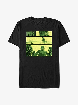 Star Wars The Book Of Boba Fett Story Panels T-Shirt