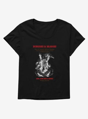 Dungeons & Dragons White Box Hammer and the God Womens T-Shirt Plus