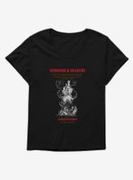 Dungeons & Dragons White Box Sketch Eldritch Wizardry Womens T-Shirt Plus