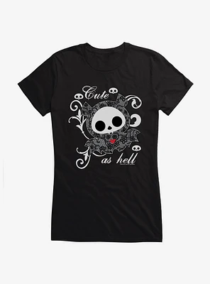 Skelanimals Cute As Hell Girls T-Shirt