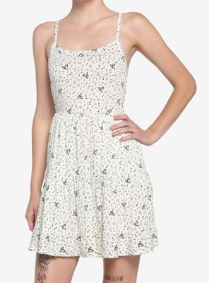 Ivory Music Note Tiered Dress