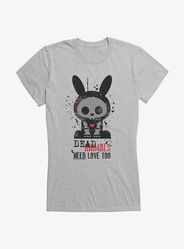 Skelanimals Dead Animals Need Love Too Girls T-Shirt