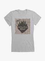 Harry Potter Map Silhoutte Girl's T-Shirt