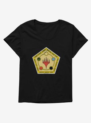 Magic The Gathering Pentagram Graphic Womens T-Shirt Plus