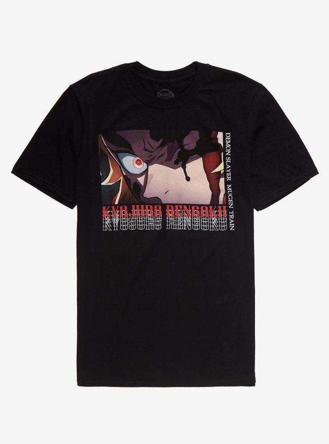 Demon Slayer: Kimetsu No Yaiba The Movie: Mugen Train Rengoku Eyes T-Shirt