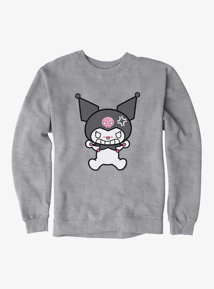 Kuromi Angry Grin Sweatshirt