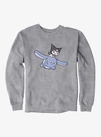 Kuromi Flying Baku Sweatshirt