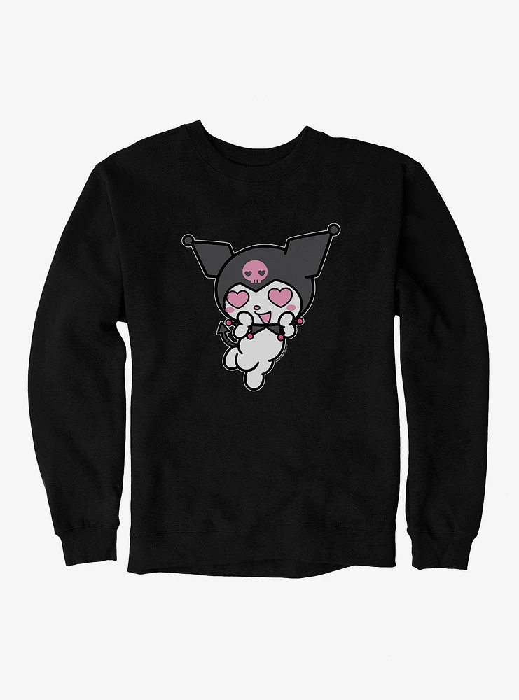 Kuromi Heart Eyes Sweatshirt