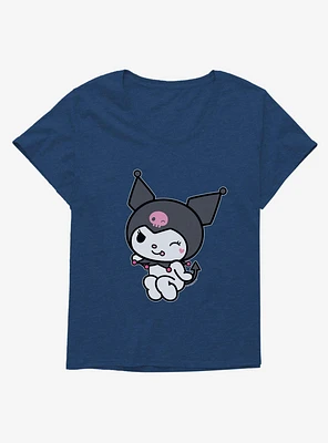 Kuromi Flirty Wink Girls T-Shirt Plus