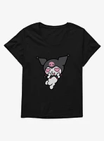 Kuromi Heart Eyes Girls T-Shirt Plus