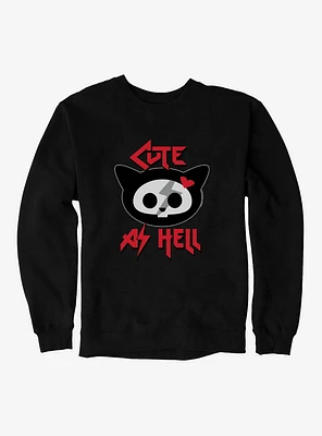 Skelanimals Kit Cute As Hell Sweatshirt